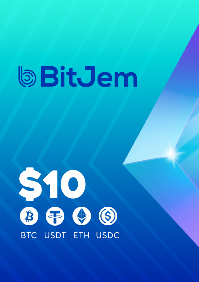 BitJem Crypto Gift Card 10 USD