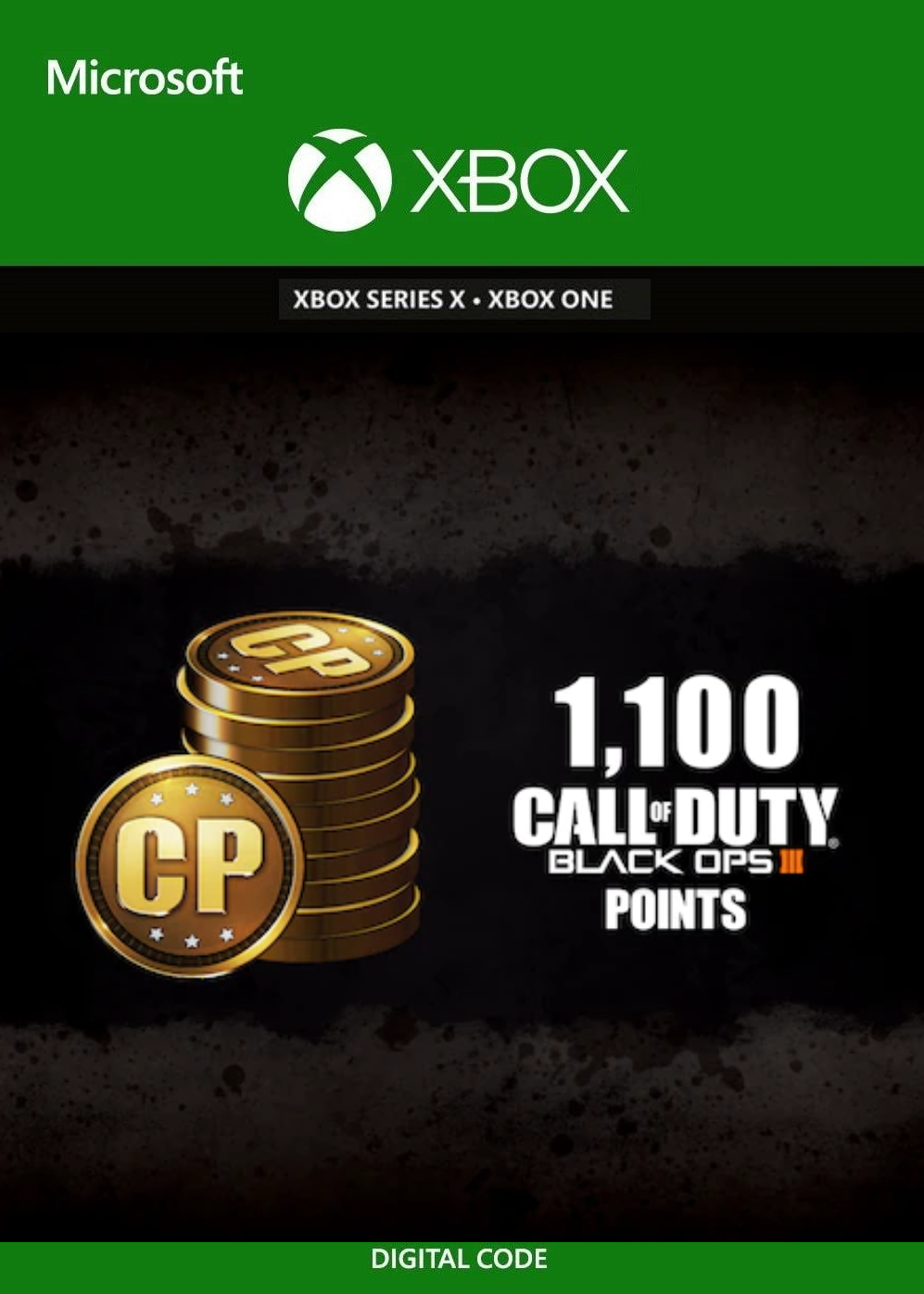 1100 Call of Duty: Black Ops III Points