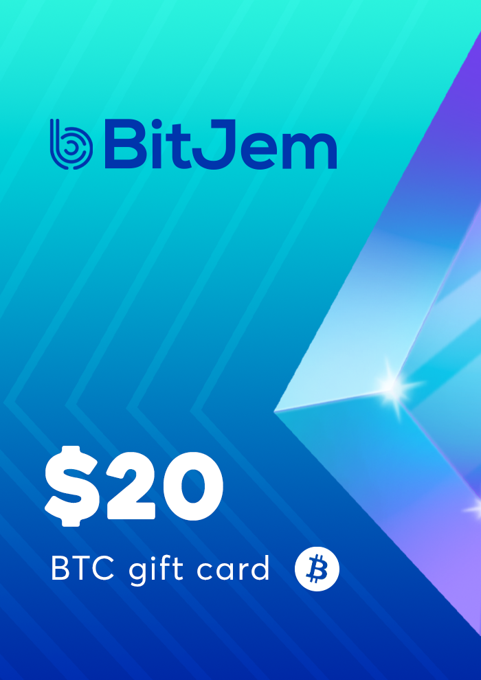 BitJem Bitcoin Gift Card 20 USD