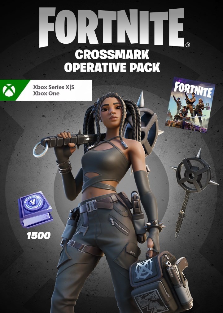 Fortnite - Crossmark Operative Pack + 1,500 V-Bucks Challenge