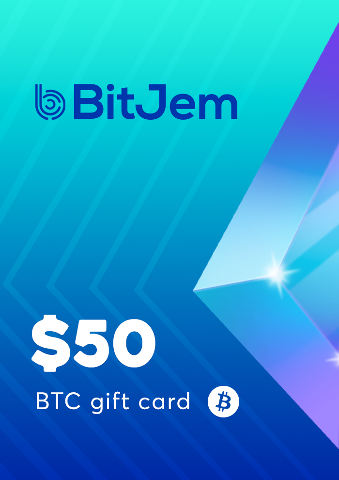 BitJem Bitcoin Gift Card 50 USD