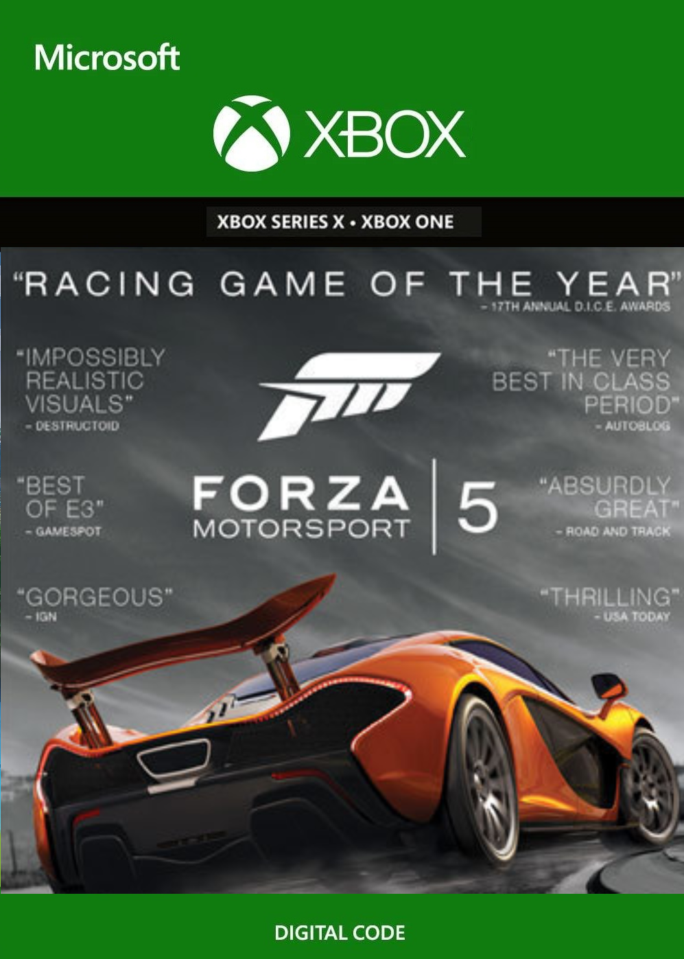 Forza Motorsport 5 - Racing Game of the Year