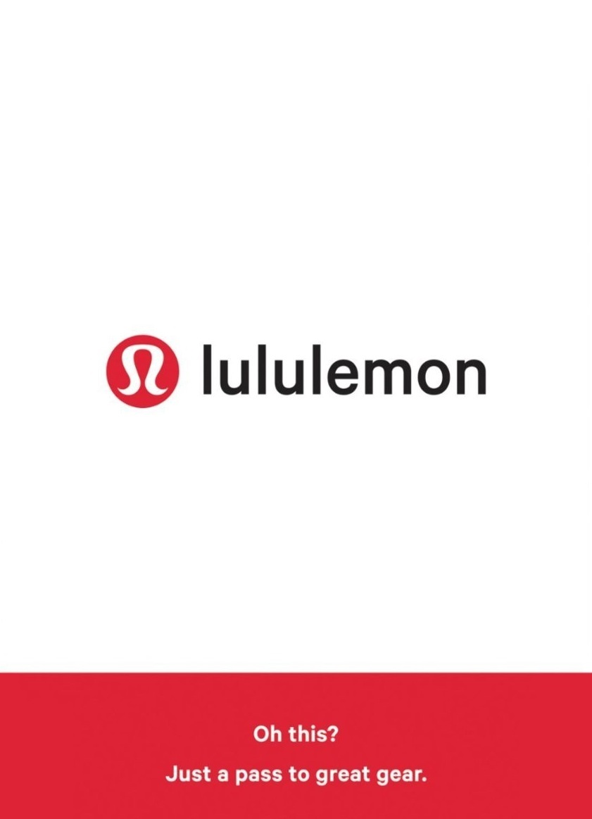Lululemon Gift Card 20 USD Key