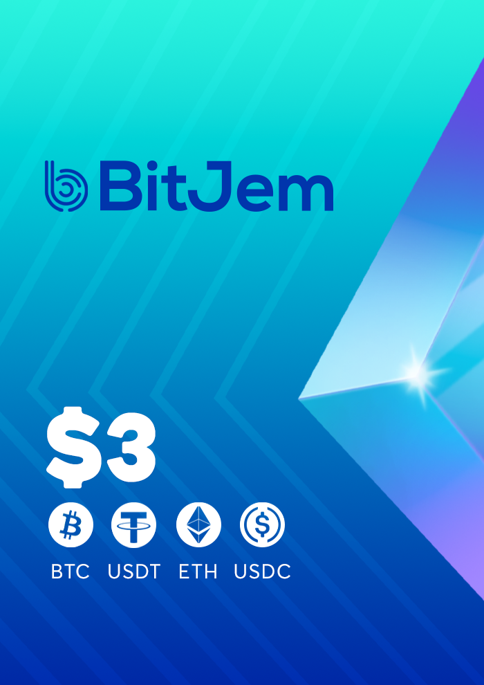 BitJem Crypto Gift Card 3 USD