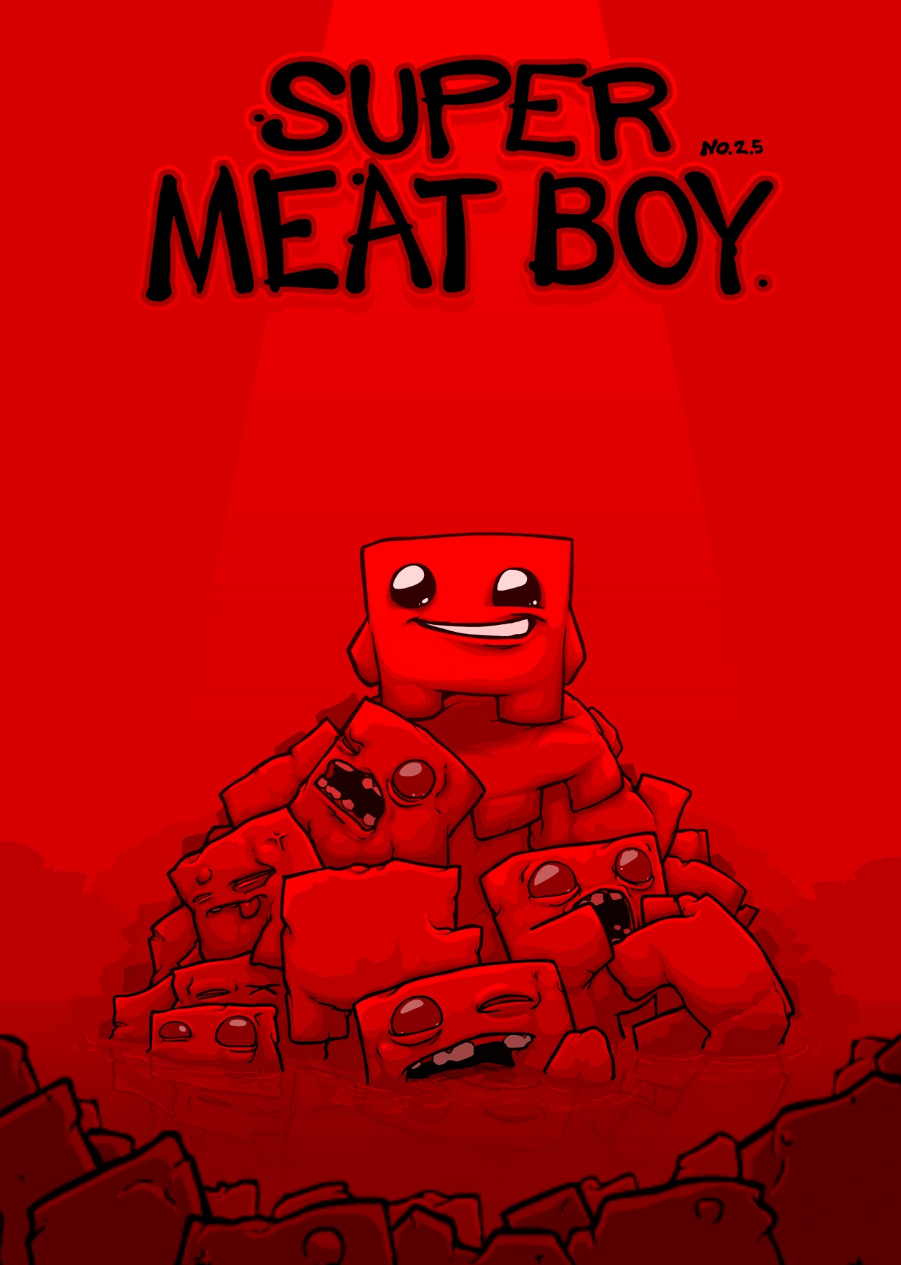 Super Meat Boy game cover