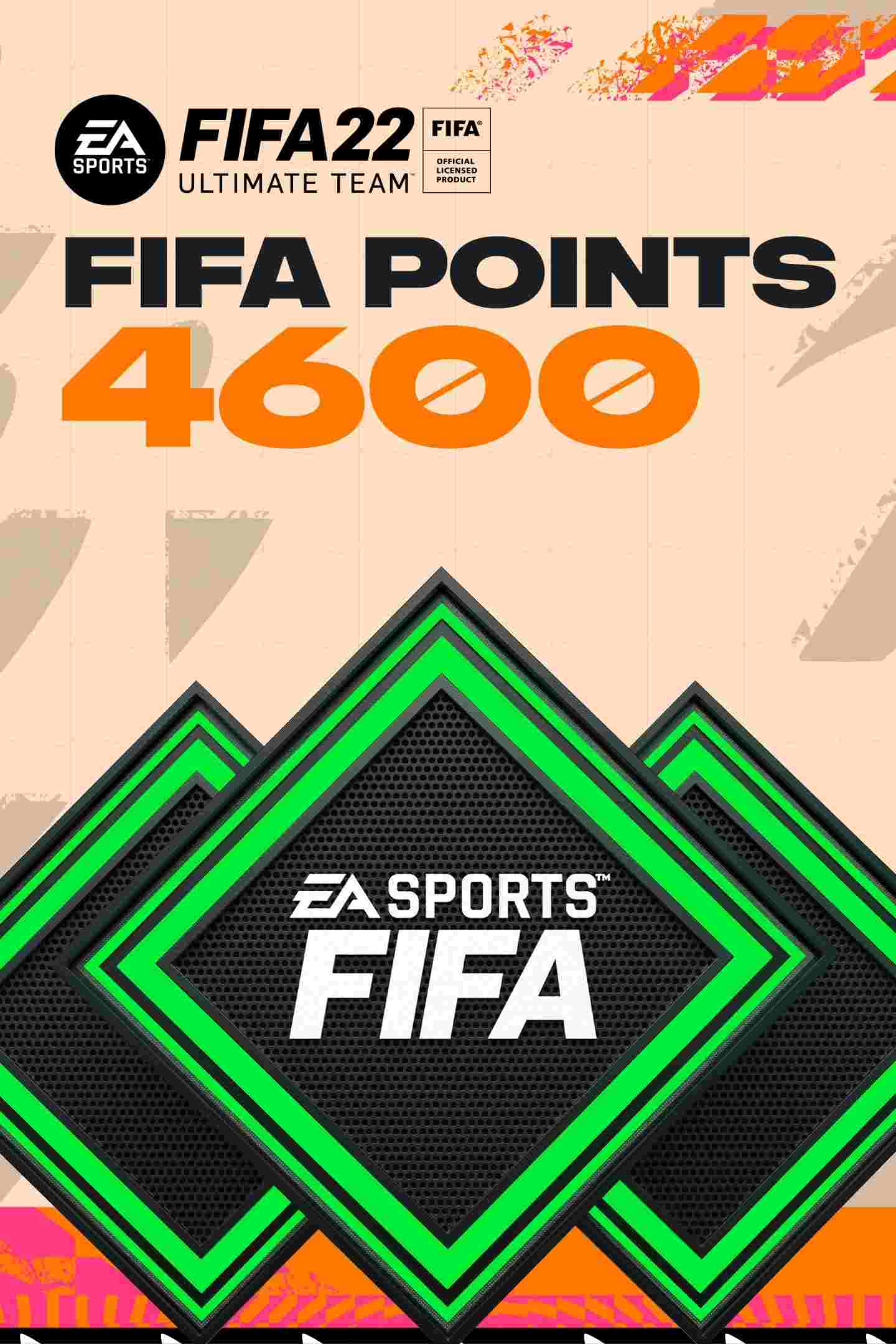 FIFA 22 - 4600 FUT Points Código (PC) de Origin GLOBAL FIFA 22 - 4600 FUT Points Código (PC) de Origin GLOBAL