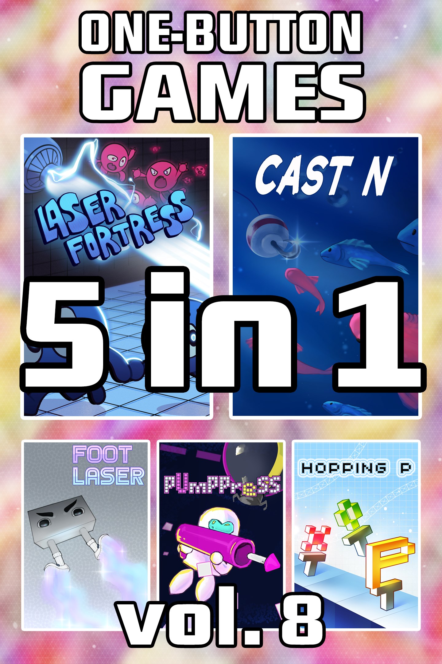 One Button Games 5-in-1 vol. 8