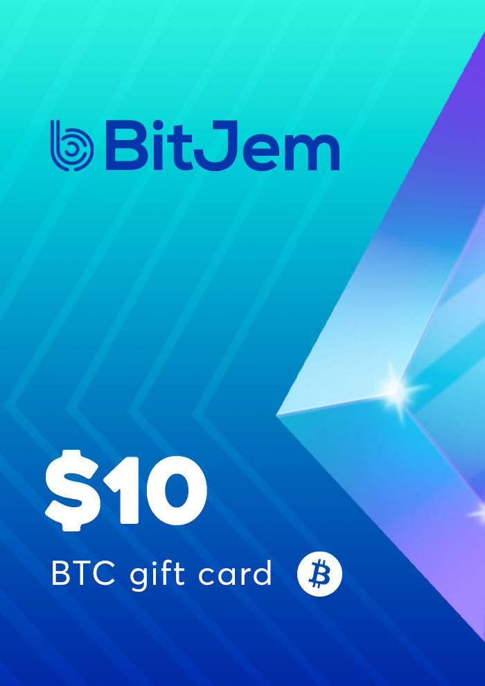 BitJem Bitcoin Gift Card 10 USD