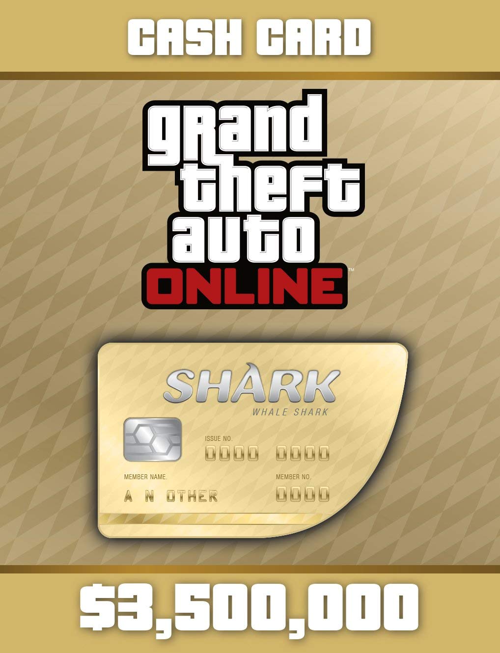 GTA Online Whale Shark Cash Card