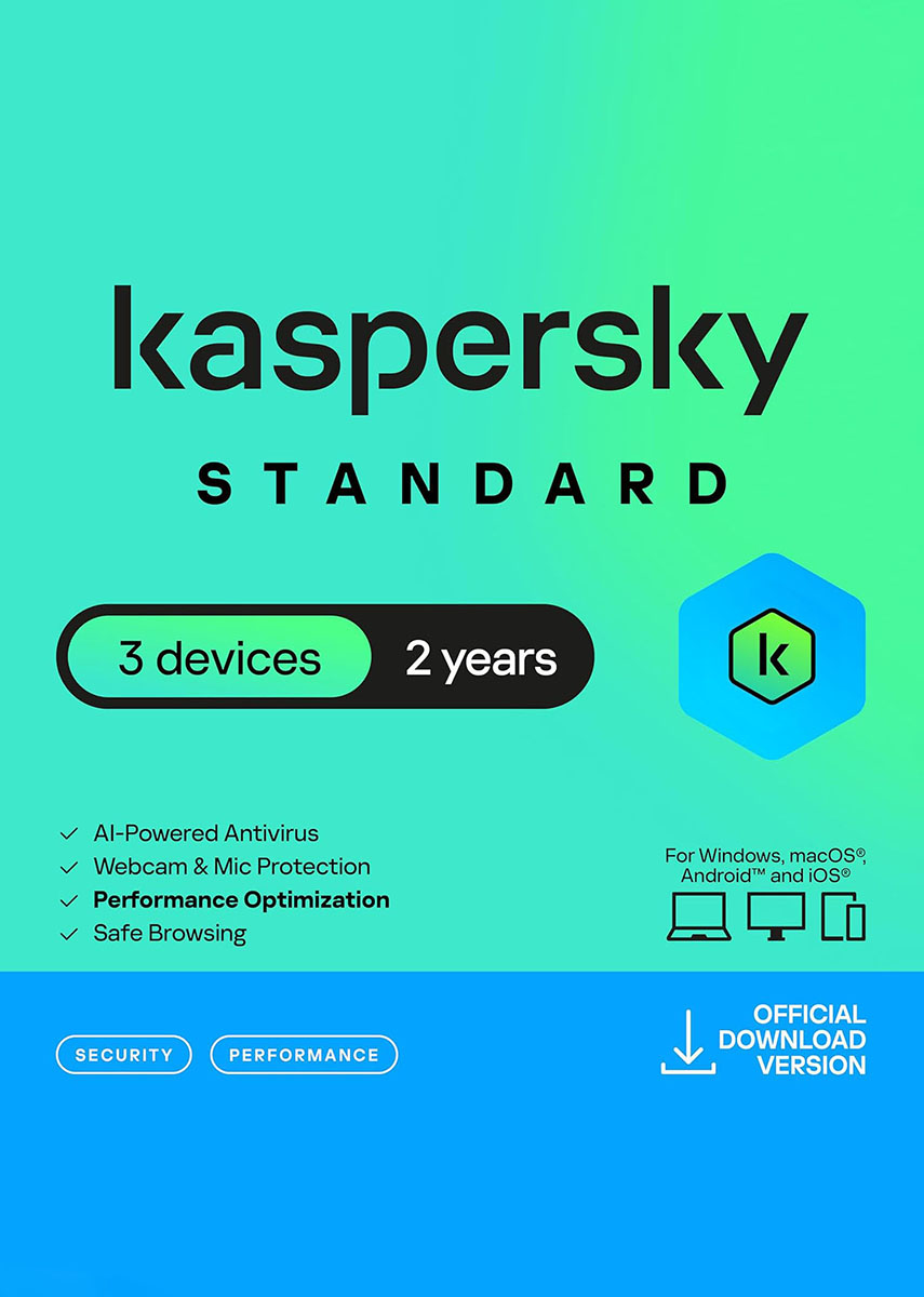 Kaspersky Standard (2 Years / 3 Devices)