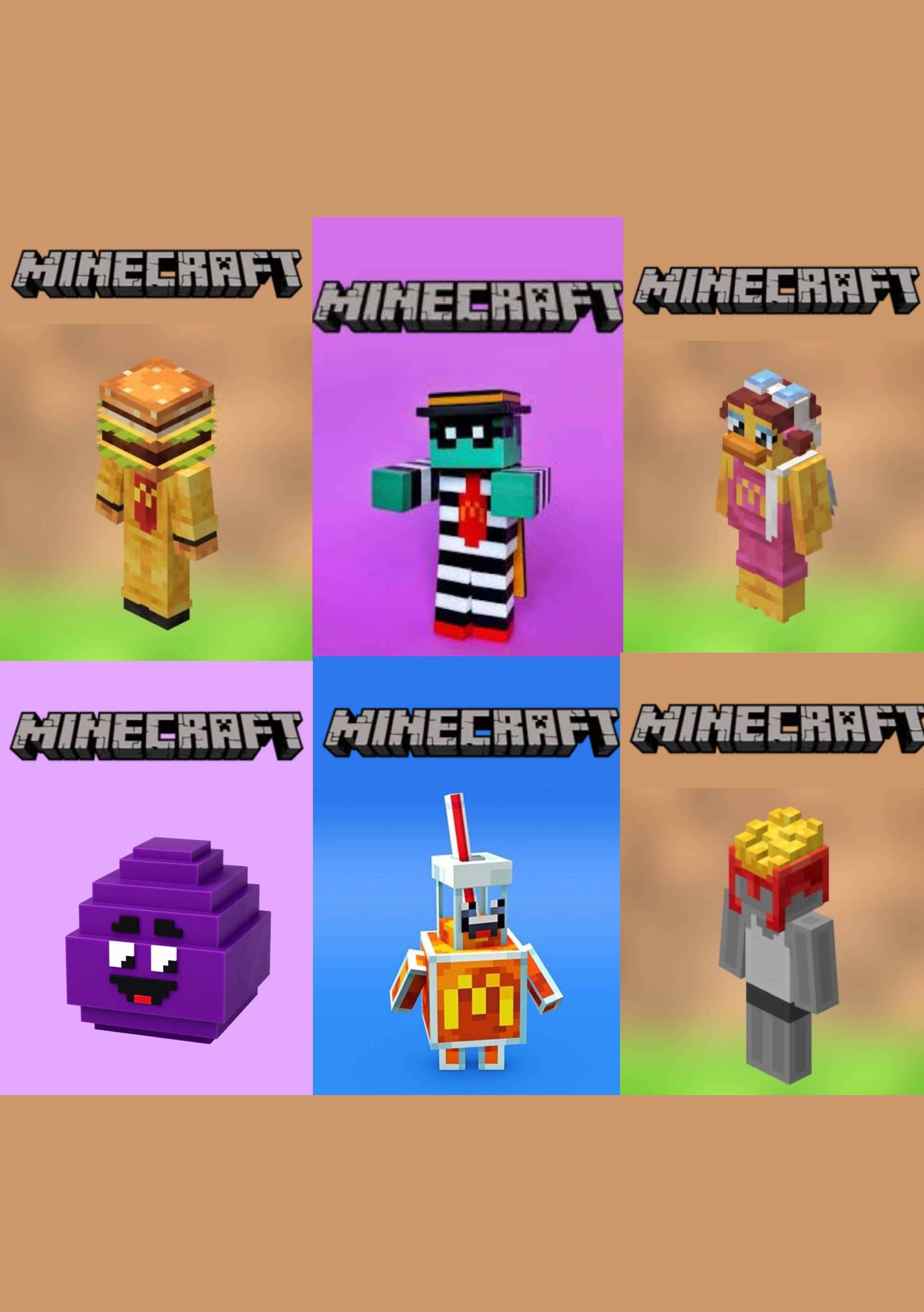Minecraft McDonalds Add-on complete Pack (DLC) (PC) Official Website Key GLOBAL