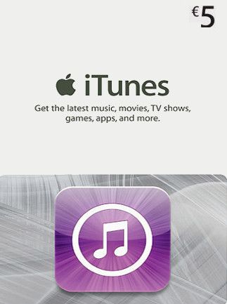 Apple iTunes Gift Card 5 EUR BELGIUM