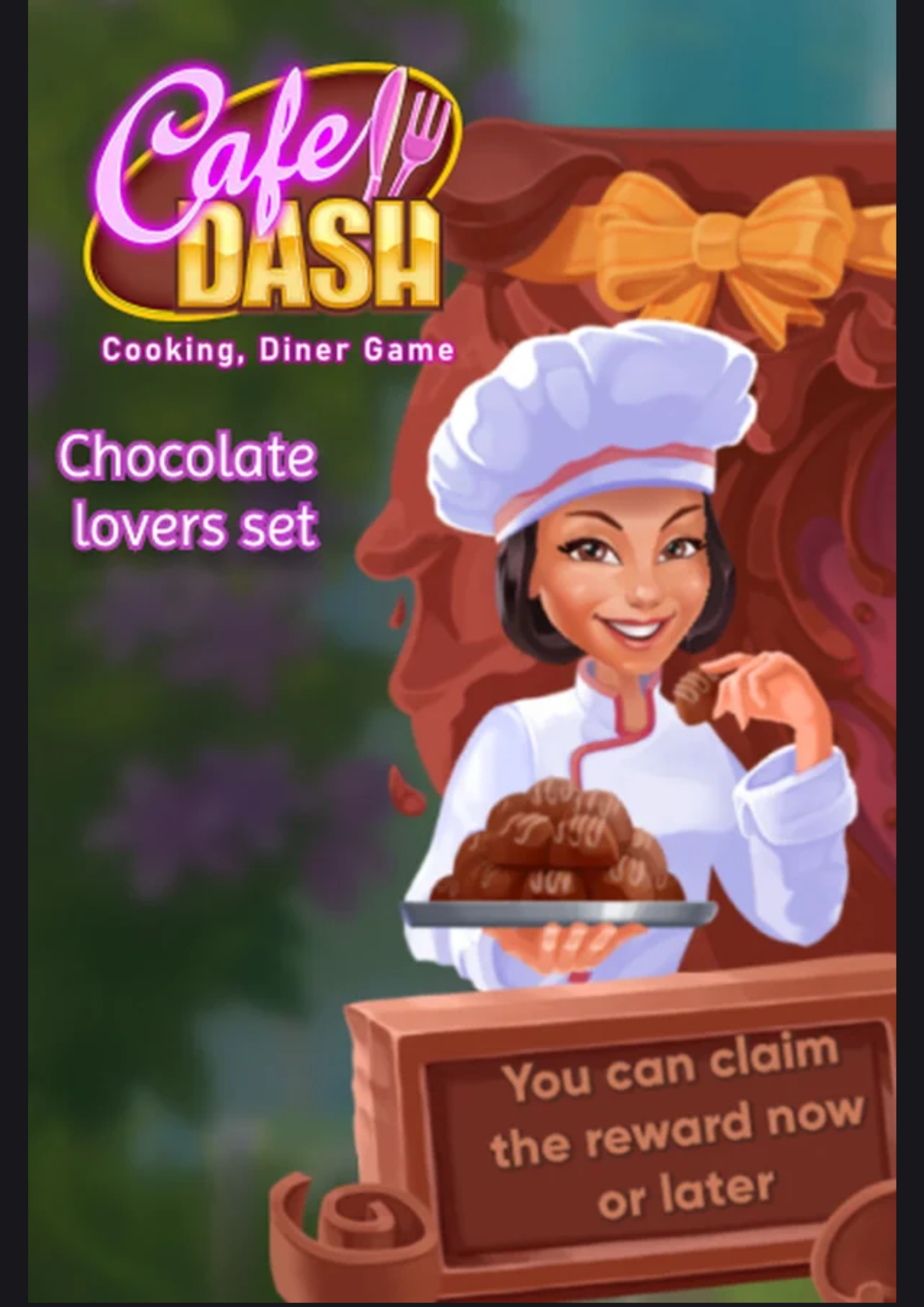 Cafe Dash: Cooking, Diner Game - Chocolate Lover’s Set