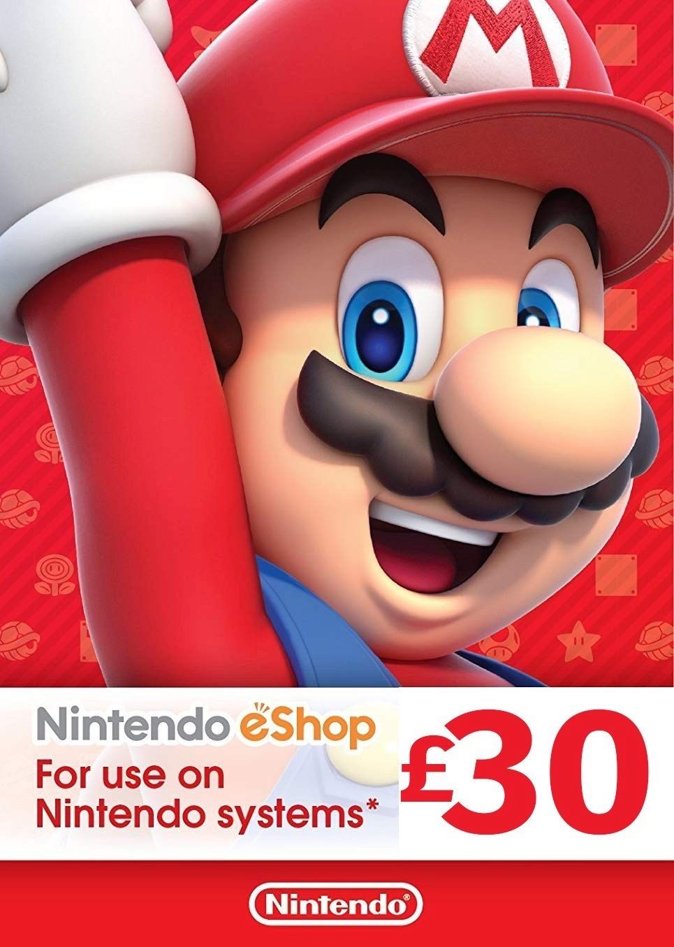 Nintendo gift card 30 GBP