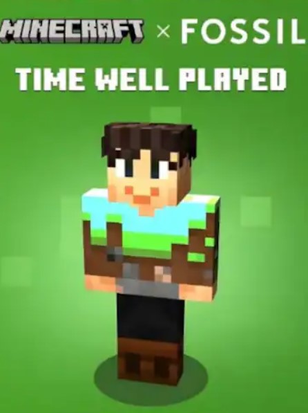Minecraft Java & Bedrock Edition - Fossil Collab Time Well Played Reward (DLC)