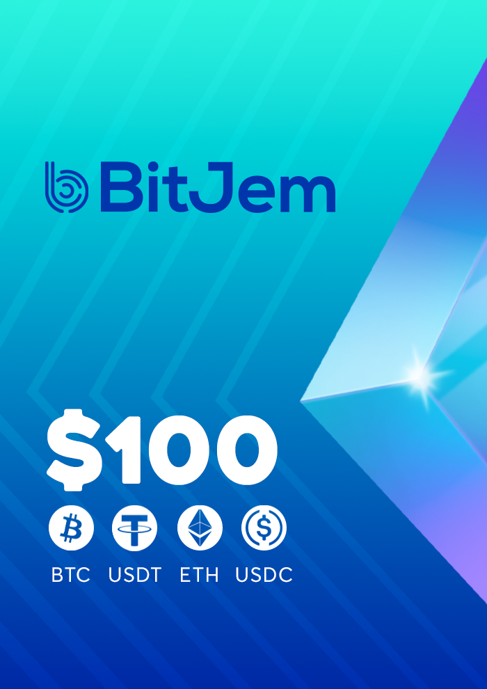 BitJem Crypto Gift Card 100 USD