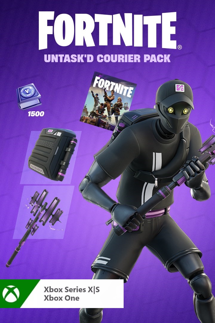 Fortnite - Untask'd Courier Pack + 1500 V-Bucks Challenge