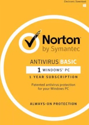 Norton Antivirus Basic 1 Device - 1 Year