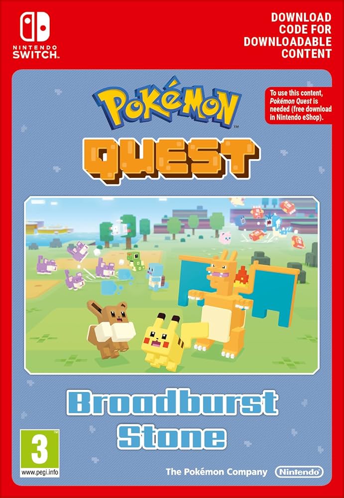 Pokémon Quest Broadburst Stone (DLC)