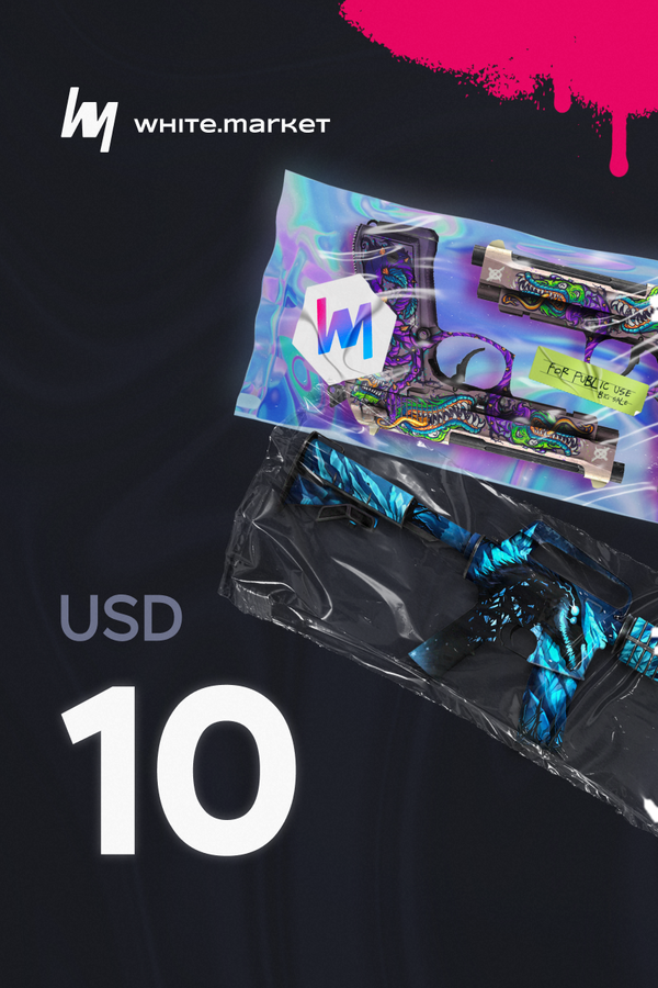 WhiteMarket Wallet Card 10 USD Key GLOBAL
