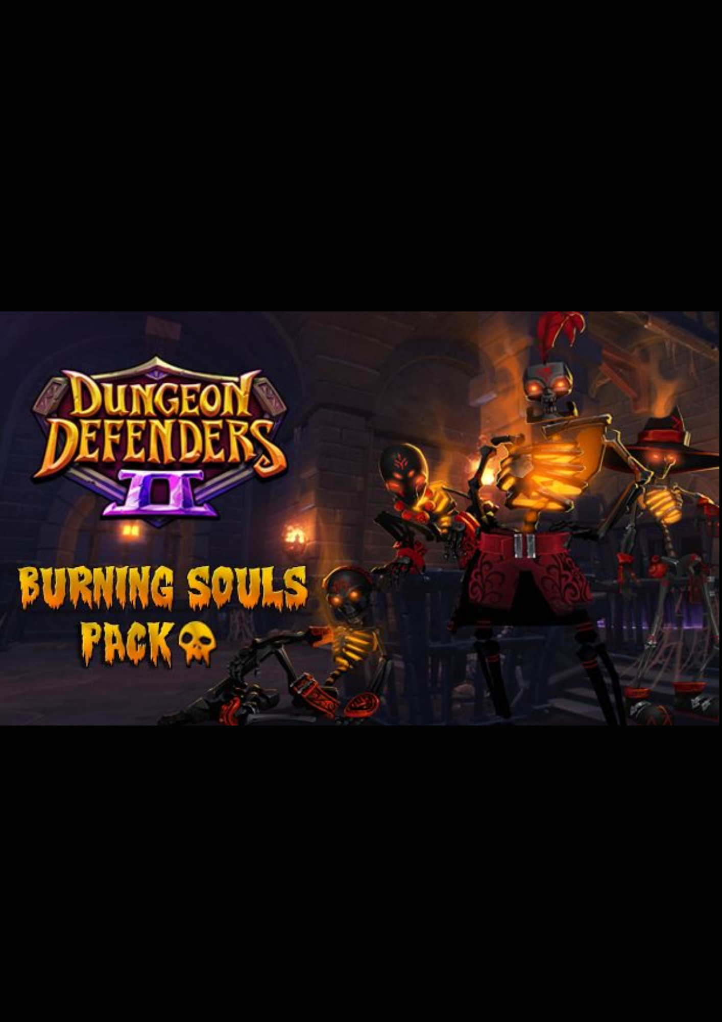 Dungeon Defenders II - Burning Souls Pack (Halloween Party Pack) (DLC) Steam Key (PC) GLOBAL
