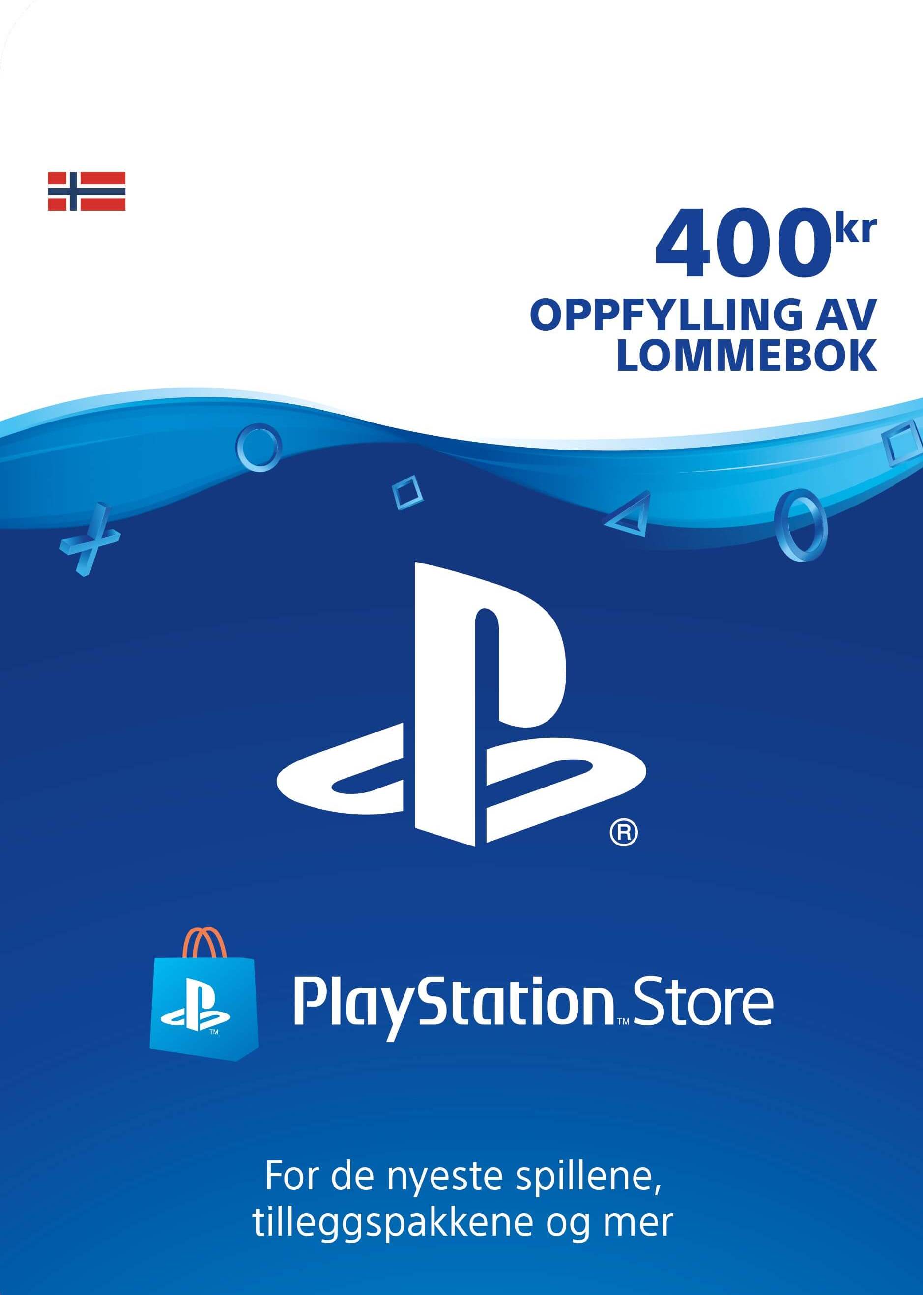 PlayStation Network Card 400 NOK