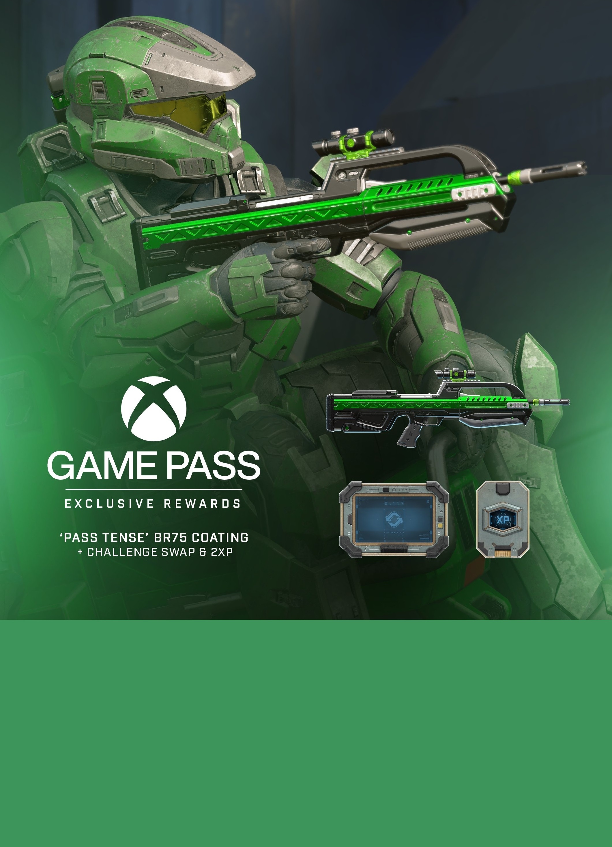 Halo Infinite - Pass Tense BR75 Bundle (DLC) Official Website Cover
