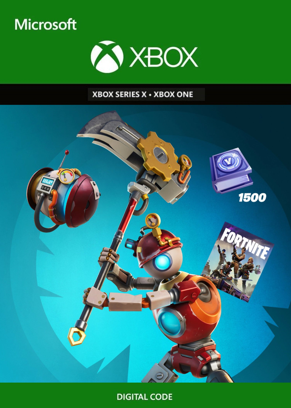 Fortnite - Mecha-Pop Pack + 1500 V-Bucks Challenge