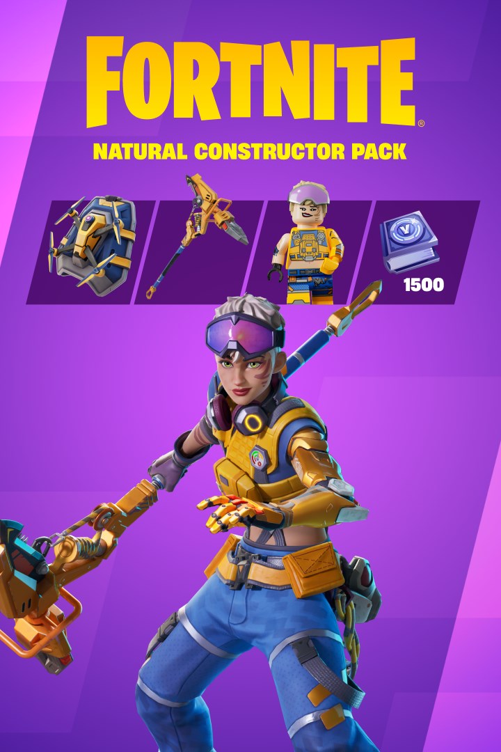 Fortnite - Natural Constructor Pack + 1,500 V-Bucks Challenge