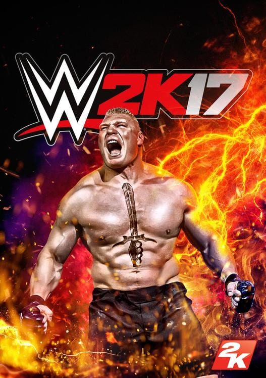 WWE 2K17 game cover