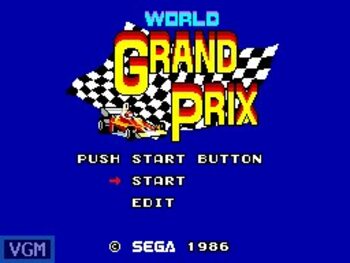 World Grand Prix SEGA Master System