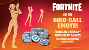 Fortnite - Bird Call Emote + 1000 V-Bucks Gift Card (DLC) (PC) Epic Games Key UNITED STATES