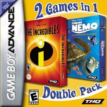 2 Games in 1 Double Pack: The Incredibles + Finding Nemo: The Continuing Adventures Game Boy Advance