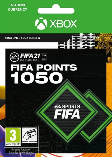 E-shop FIFA 21 - 1050 FUT Points (Xbox One) Xbox Live Key GLOBAL