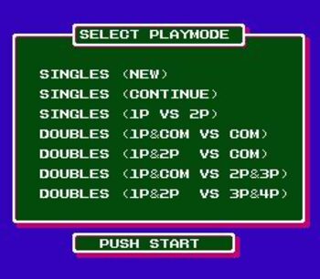 Redeem Top Players' Tennis NES