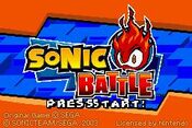 Sonic Battle Game Boy Advance