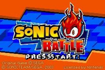 Sonic Battle Game Boy Advance