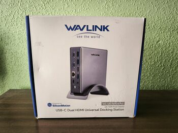 Docking Station WAVLINK 10 en 1 USB-C Dual 4K HDMI con 100W PD – Nueva