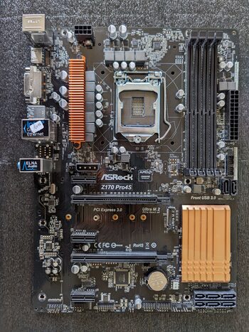 ASRock Z170 Pro4S Intel Z170 ATX DDR4 LGA1151 2 x PCI-E x16 Slots Motherboard
