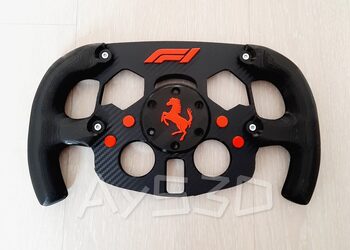 MOD F1 Fórmula 1 FERRARI para Volante Logitech G29 y G923 de PS PlayStation y PC