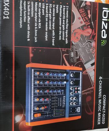 Ibiza 4 kanalų music mixer  for sale