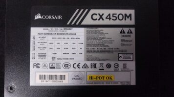 Corsair CX450M (2015) ATX 450 W 80+ Bronze Semi-modular PSU