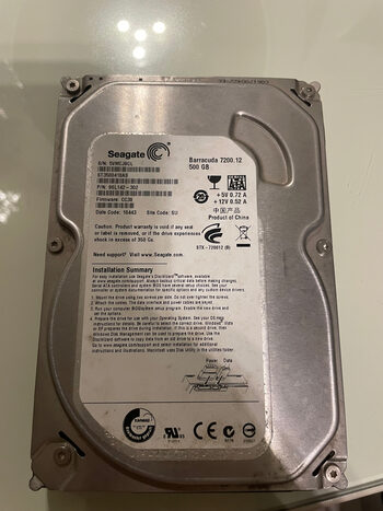 Seagate 500 GB HDD Storage