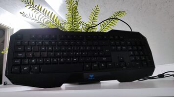 Aula gaming keyboard su šviesa!