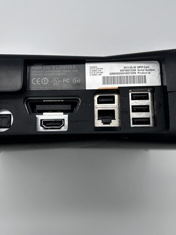 Xbox 360 S Slim 250GB (NO HDD) Žaidimų Konsolės Juodas Rinkinys