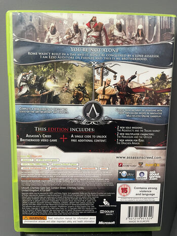 Assassin’s Creed Brotherhood Special Edition Xbox 360