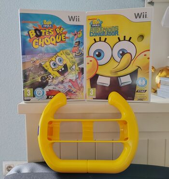 Bob Esponja Wii (Botes de choque+ Atrapados en el Congelador)