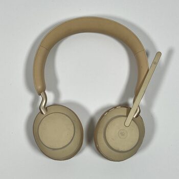 Jabra Evolve2 65 UC Wireless Headphones with Link380a - Gold Beige