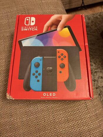 Nintendo Switch OLED, Blue & Red, 64GB