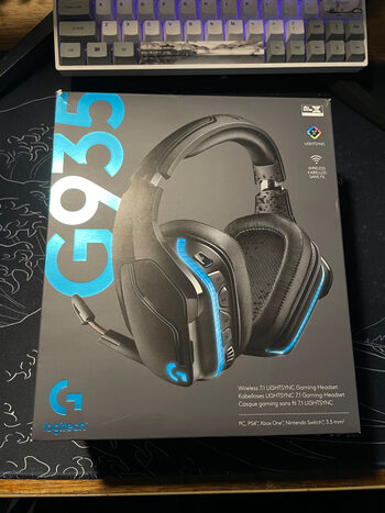 Logitech G935 belaidės žaidimų ausinės